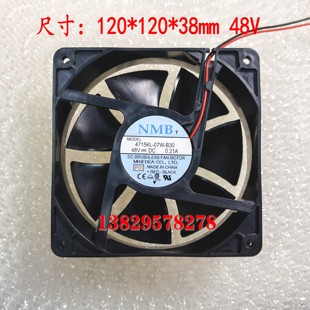 0.21A 散热风扇 4715KL 变频器 12CM 12038 48V B30 07W MAT7 NMB