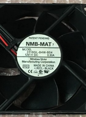 原装NMB-MAT7 3110GL-B4W-B54 8025 12V 0.30A 机箱电源散热风扇