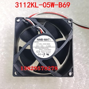 B60 B69 8cm 3112KL 设备轴流风扇 8032 05W 0.28A NMB美培亚 24V