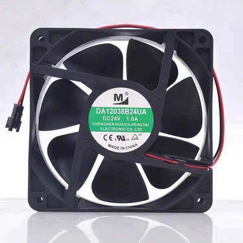 原装一盟DA12038B24UA 24V 1.00A空压机电磁炉变频器12CM散热风扇