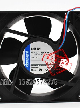 原装ebmpapst 5214NN[FAN AXIAL 127X38MM 24V 6.5W 17238 风扇