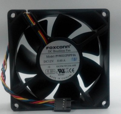 富士康9032 12V0.60A PV903212PSPF0A静音4线PWM温控机箱散热风扇