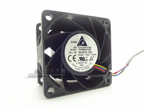 原装台达 PFR0612UHE 6038 12V 1.50A 6CM厘米 服务器 大风量风扇