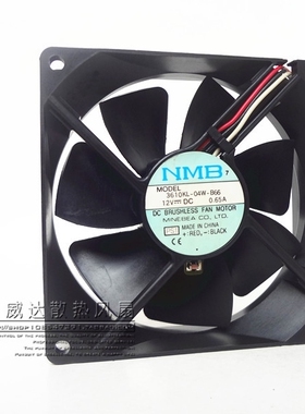 NMB 9025 12V 0.65A 9CM 温控 大风量 CPU机箱风扇3610KL-04W-B66