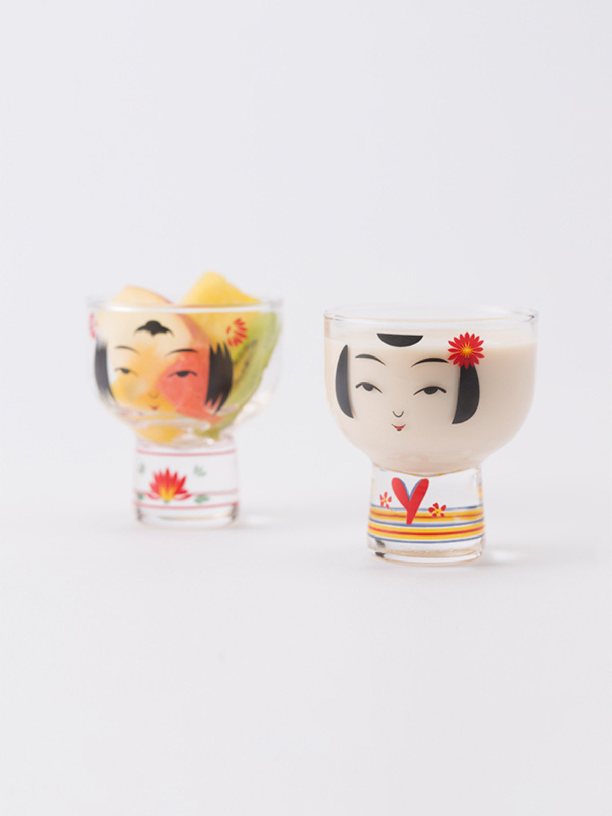 日本制FLOYD KOKESHI木芥子清酒对杯烈酒杯烧酒杯送礼