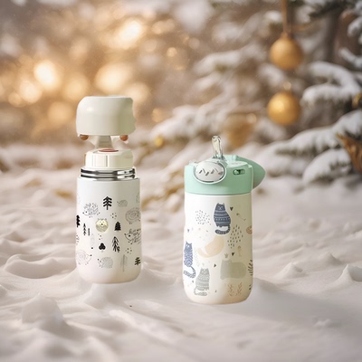 保温杯TUTU兔兔500毫升316不锈钢24小时双头多用背带nouri同款