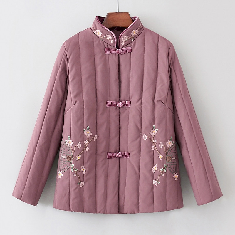 中老年人羽绒服女妈妈冬装外套