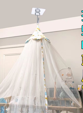 挂灯笼专用挂钩免打孔红色吊钩天花板不锈钢强力承重阳台顶棚神器