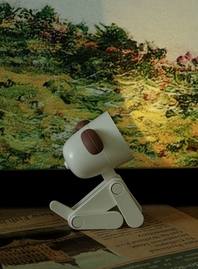 无聊了让暖光小狗陪陪你！USB充电/电池 氛围小夜灯摆件