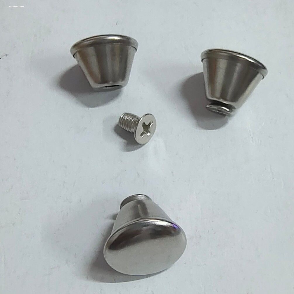 不锈钢茶壶盖钮锅盖把手顶帽水杯盖配件顶珠提手头帽送螺丝5毫米图片