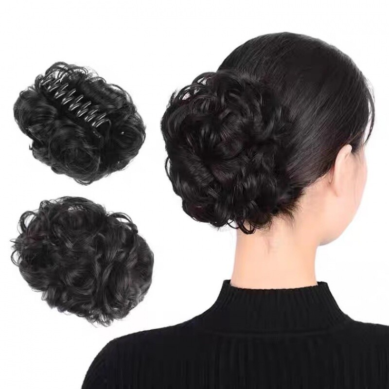 假发发夹女头发夹子盘发头饰短发造型神器头花发圈后脑勺抓夹发卡