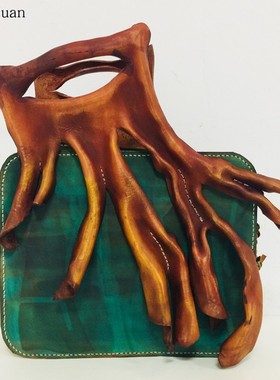 【Angkor wat】中国原创包包Chinese Designer 腔调手提包 植鞣包