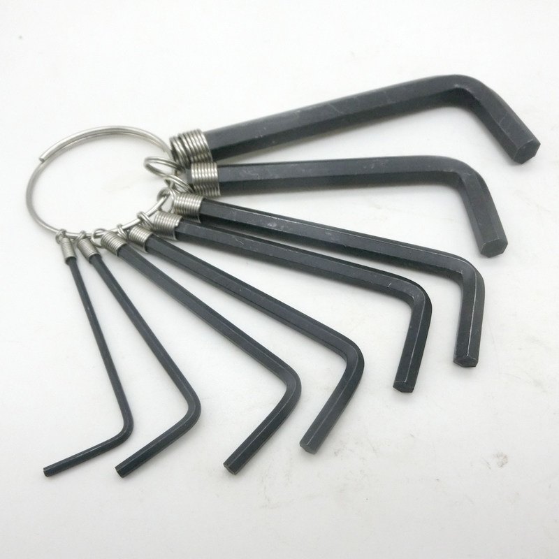 平头内六角扳手带钥匙换