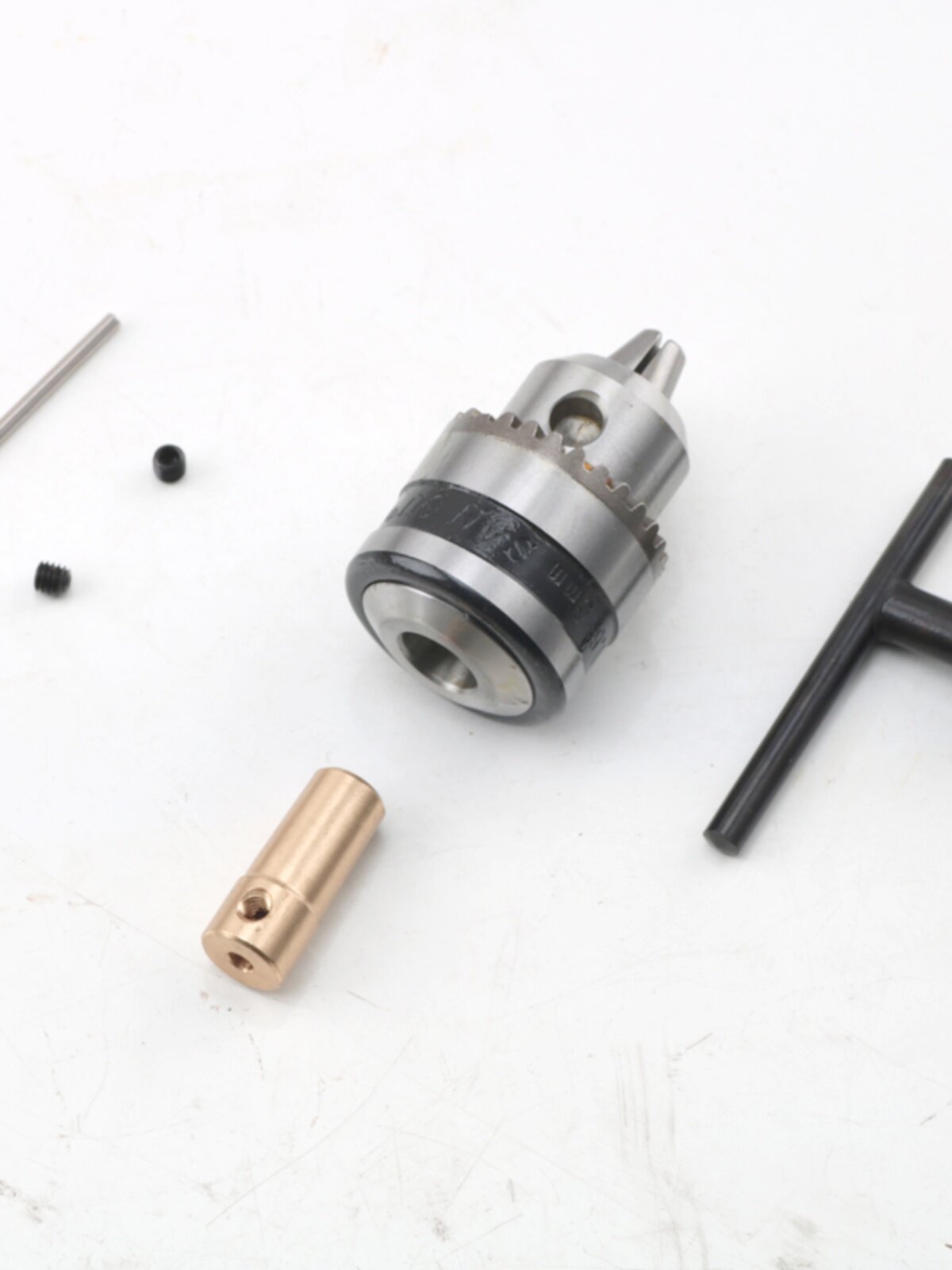 电机改装电钻电磨马达转电钻电机轴套连接杆b10轴10mm锥度钻夹头