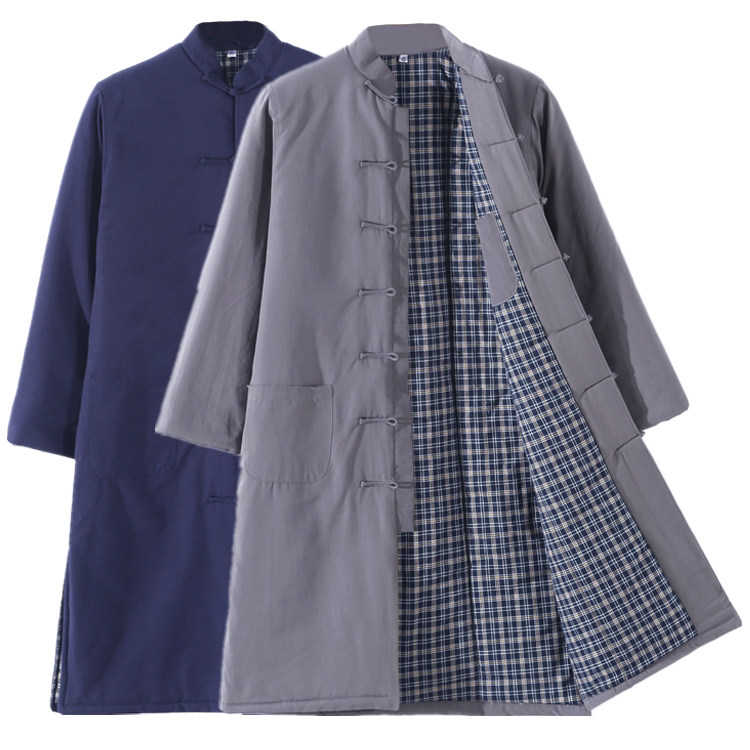 长款棉衣男纯棉加厚唐装中式保暖棉袄外套大衣复古棉服国风冬装潮,男装,棉衣,淘宝优惠券,粉丝福利购,淘宝优惠卷