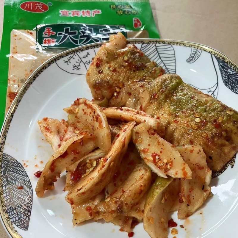 川茂手撕冰糖麻辣大头菜宜宾辣