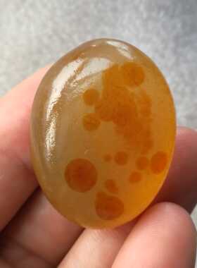 玛瑙原石艳丽风通透吊坠新品
