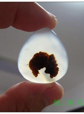 天然象形水草玛瑙石：幸福吊坠