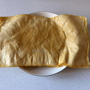 东北特产辽宁朝阳凌源农家自制手工头层冷冻湿豆皮无添加2斤包邮