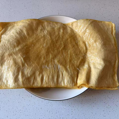 东北特产辽宁朝阳凌源农家自制手工头层冷冻湿豆皮无添加2斤包邮