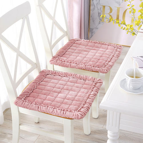 毛绒简约现代不掉毛不掉色椅垫