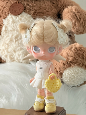 Zsiga嘎子姐娃衣新品法式黄白软萌香风8分娃衣一二代适用