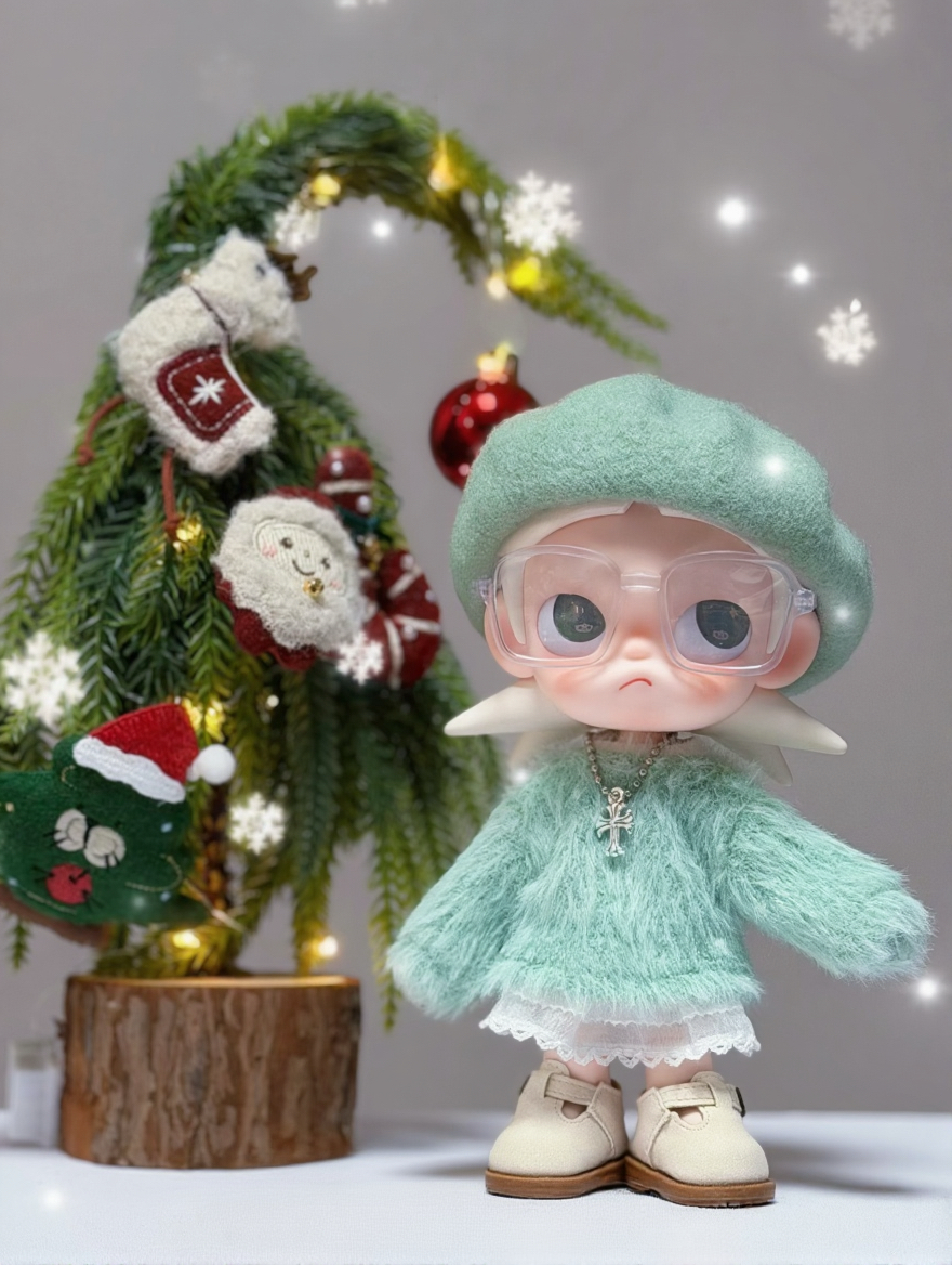 zsiga娃衣 嘎子姐娃衣1/8分可动人偶绿色多巴胺套zsiga姜饼人娃衣