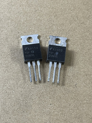 原装进口大功率 FQP20N06L 20N06L TO-220 N沟道 60V/21A