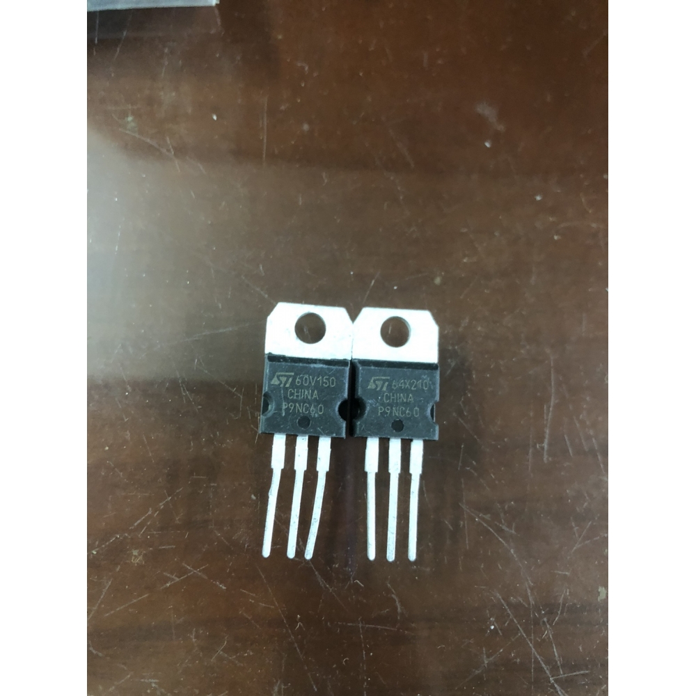 原装进口拆机P9NK60ZFP铁头ST