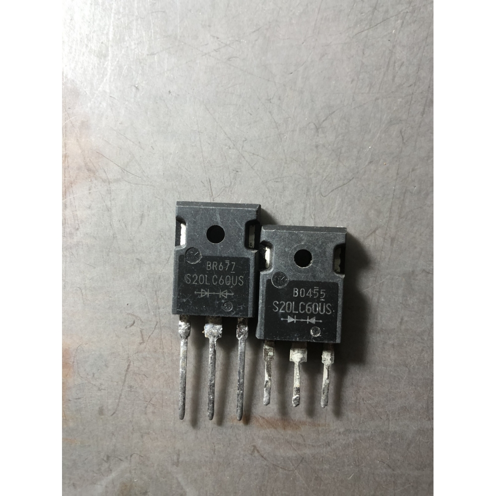 原装进口拆机 S20LC60US S20LC60 快恢复整流管 20A600V 可直拍