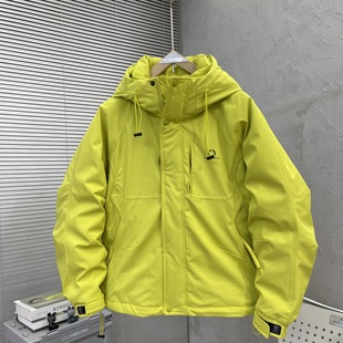 户外潮流青年痞帅90白鸭绒保暖冲锋衣 羽绒服外套潮牌新款 冬季 男士