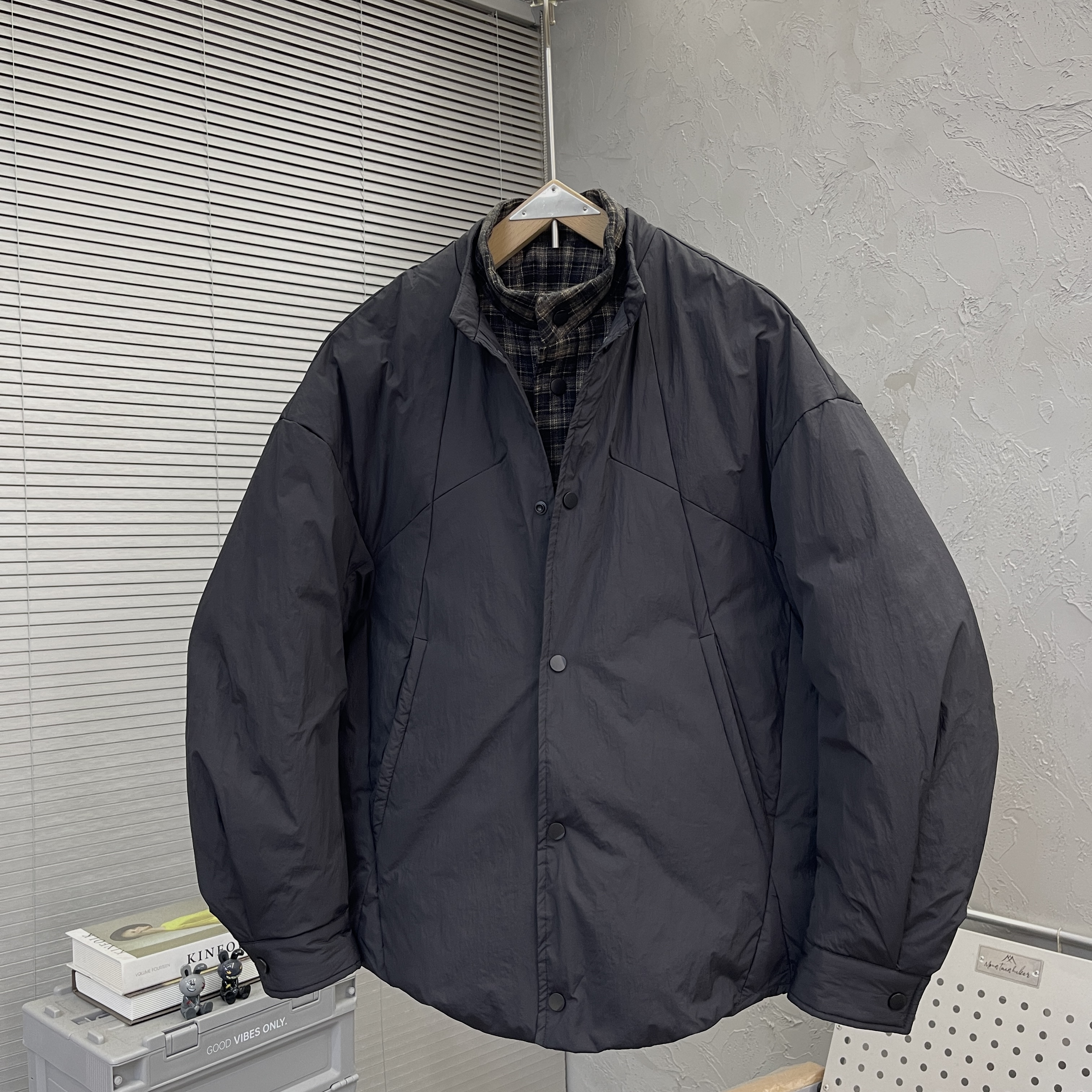 2025冬季新款潮流男士假两件轻便羽绒服潮流时尚90白鸭绒保暖外套