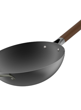 爱仕达铸铁锅CF32E6Q家用轻量大翻炒尖底聚能不易锈炒菜锅CF30E6Q