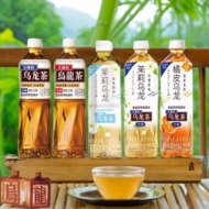 SUNTORY三得利乌龙茶500ml*5瓶装低糖无糖茶橘皮茉莉饮料整箱包邮