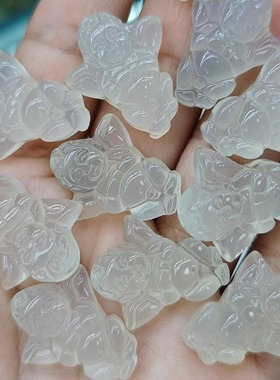 天然玉髓龙牌吊坠平安玉扣