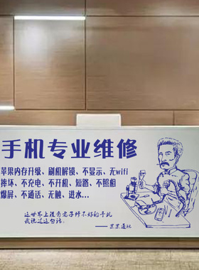 专业标语橱窗玻璃门墙贴