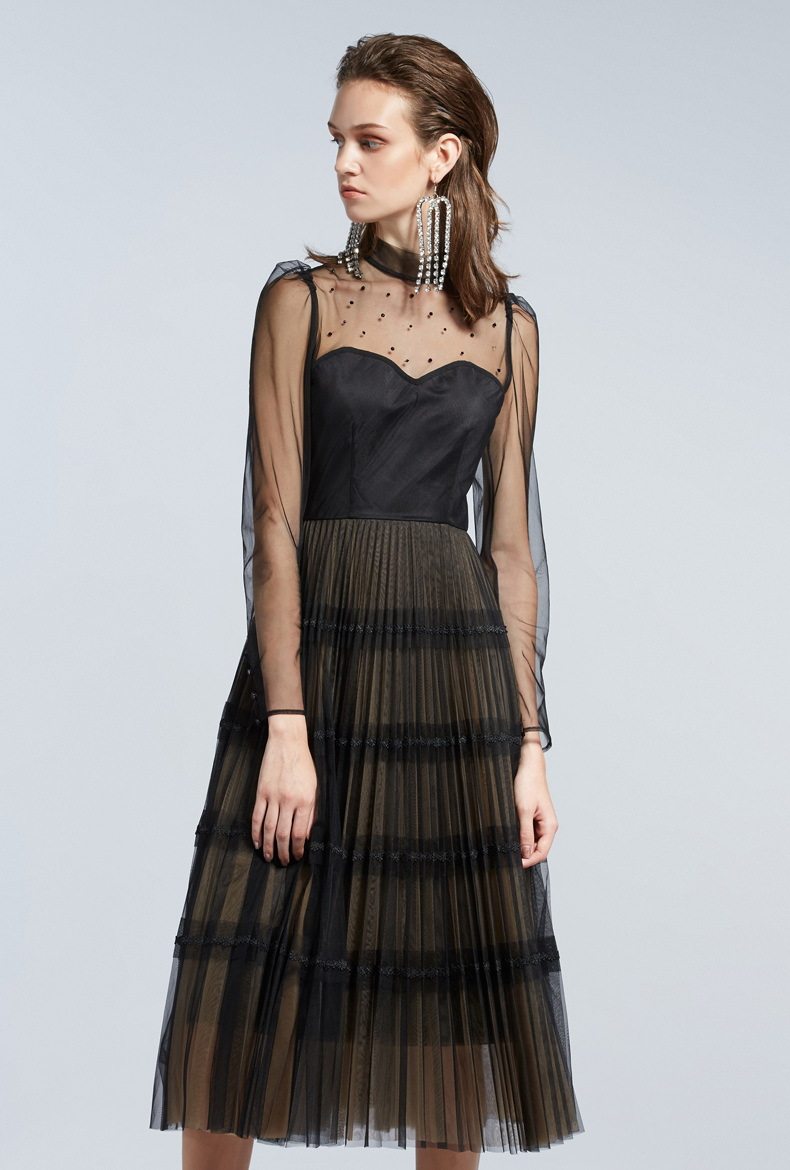MANGO TOUCH spring clothes new pattern Europe and America fashion Lace skirt Self cultivation temperament Dress Fairy skirtin the Women's clothing/Boutique , Dress  category - from Buy2taobao.com to provide professional Taobao agent buy service