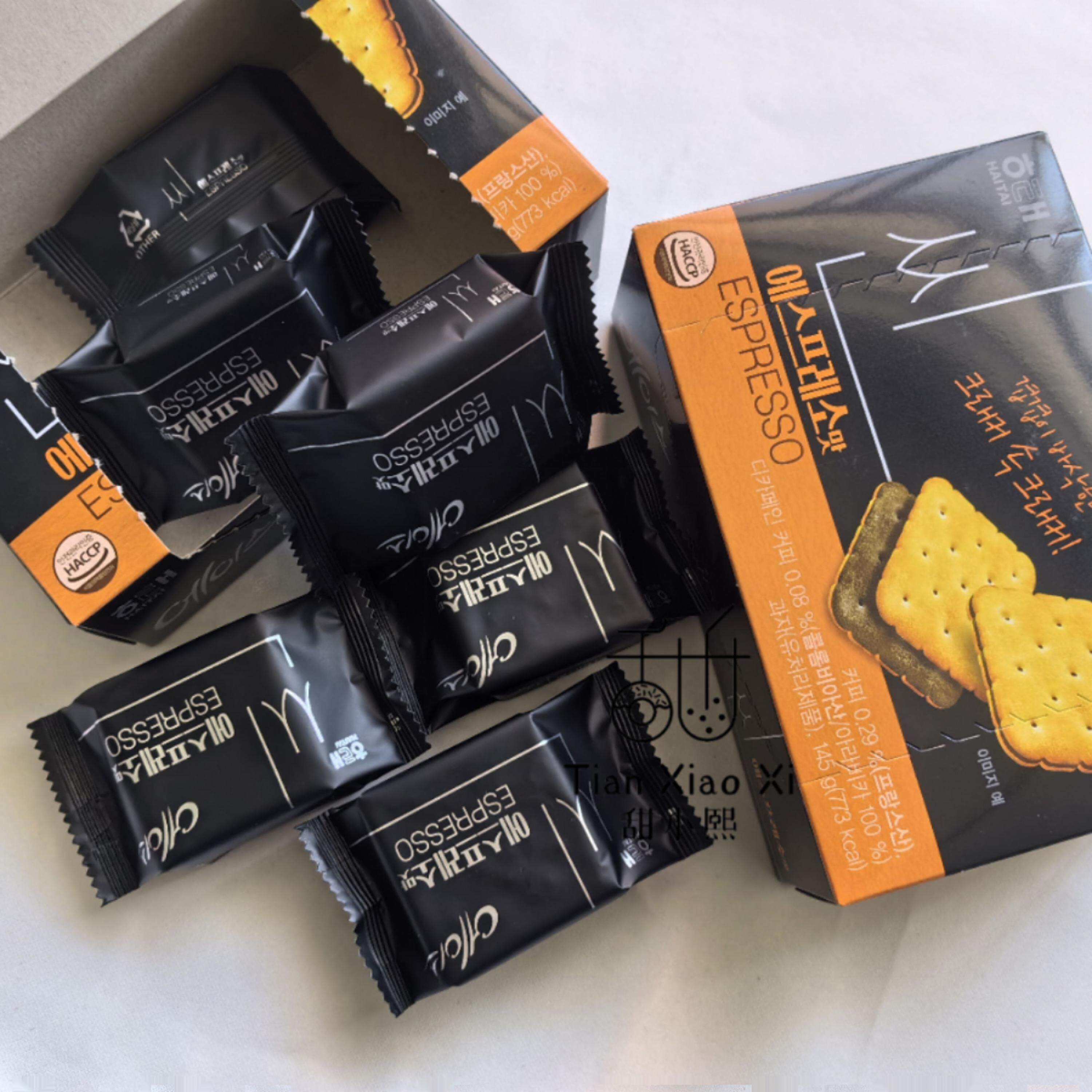 韩国进口零食海太ACE咖啡味夹心饼干休闲食品