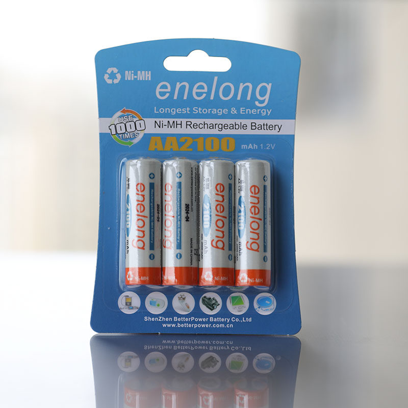 英文版 enelong爱老公5号五号充电电池2100毫安低自放电玩具车