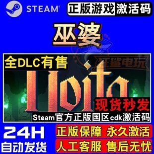 Noita 巫婆 CDKey入库 Steam激活码 全DLC像素图形类Rogue游戏 正版