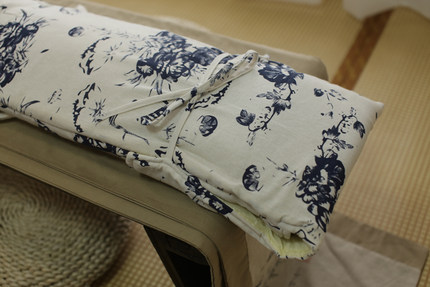 古琴加厚棉麻琴囊　古琴包琴衣琴袋　牡丹款