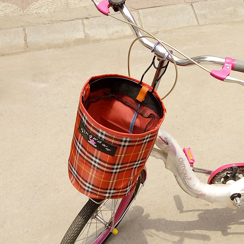 Panier pour vélo en toile - Ref 2257690 Image 3