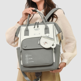 书包女校园少女初中高中大学生背包高颜值大容量日系妈咪包双肩包