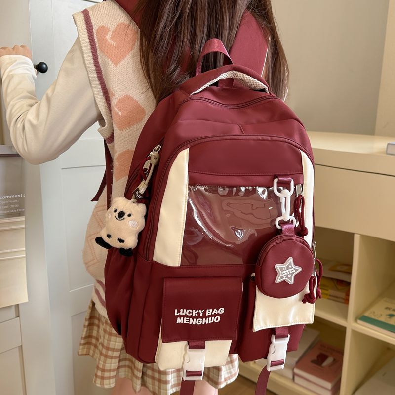 高颜值学院风痛包双肩包