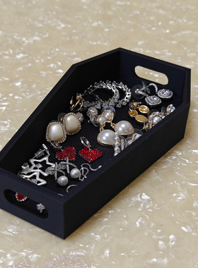 3D打印首饰化妆品收纳盒桌面整理复古摆拍宫廷耳饰盒