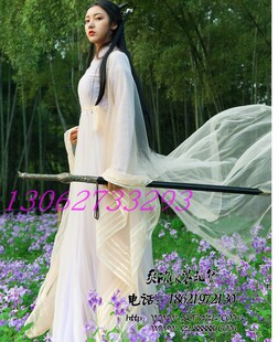 小龙女服装出租 租赁黄山女装 周芷若服装租赁 飘逸古装三生三世