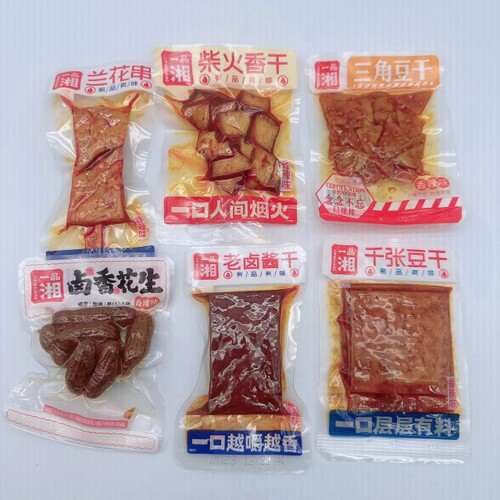 湖南特产一品湘平江老卤酱干香辣柴火香干三角豆干手撕豆皮豆卷