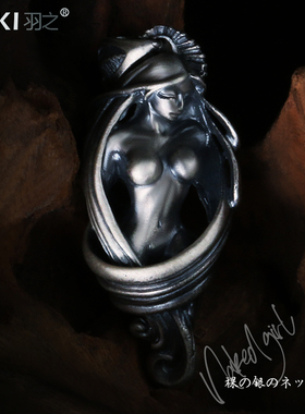 男士项链复古INS礼物银吊坠