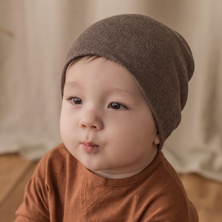 韩国婴幼儿童全棉套头帽宝宝帽子