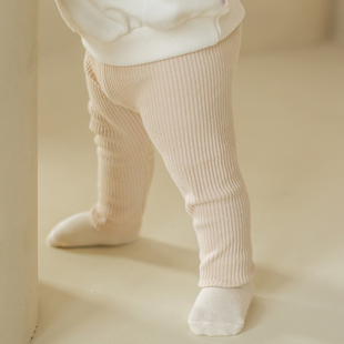 童装 Y838韩国进口婴幼儿百搭全棉长裤 春夏秋季 子 男女宝宝打底裤